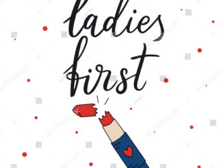 stock-vector-ladies-first-modern-brush-calligraphy-graphic-design-element-feminist-quote-can-be-used-as-726732679